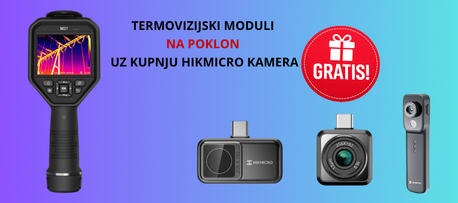 TERMOVIZIJSKI MODUL NA POKLON UZ KUPNJU KAMERE